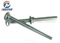 Square Neck Coach Zinc Plated Carriage Bolts for Timber with Flange Nut